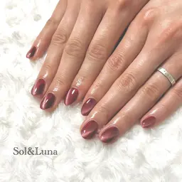 《オフあり》全30色以上から選べる/上品で可愛い/マグネットネイル ¥4500