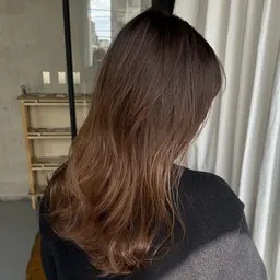 ブリーチなしで作る透明感カラー(Wカラー)🥣 ͗ ͗+マイクロバブル洗浄🫧+薬剤の残留物除去剤付き🧽