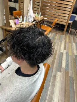 メンズカット➕パーマ