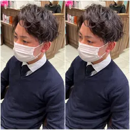 【メンズ人気No,１☆】 爽やかメンズカット+眉カット or 炭酸スパ  ¥5500