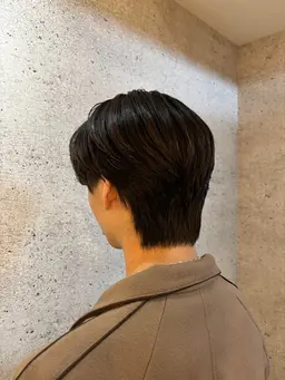 men'sカット⛓️マッシュ/ショート/韓国風ウルフ/センターパート