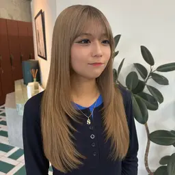 ブリーチ+オンカラー🫧