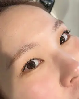 根元から立ち上げ目元ぱっちりまつ毛パーマ𖠶ˬ𖠶