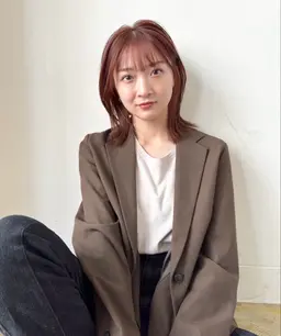 【ブリーチなし】カット＋ブリーチなしダブルカラー＋トリートメント ￥11900