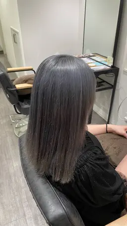 オーガニックカラー🎨+3ステップ髪質改善トリートメント🤩