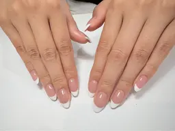 【平日限定】カラグラorフレンチ(クリアベース)(オフなし)ドライケア込♪ /パーツ別途