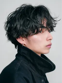 【1月限定men'sフェザーパーマ☄️☄️】カット➕フェザーパーマ➕3stepトリートメント