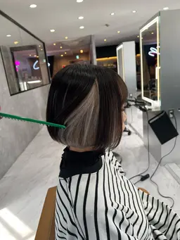 【ケアブリーチ】インナーカラー+4stepTr