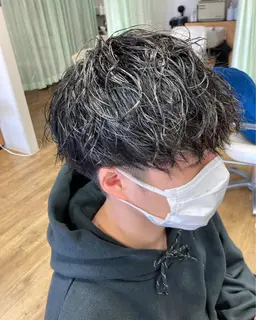 メンズカット×デザインパーマ🔥