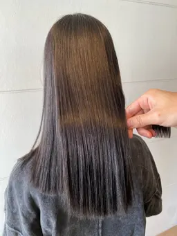 【髪質改善】ストレート＋お悩み改善カット＋トリートメント