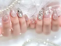 《《２月限定🍫午前中限定》》【Jr.ネイリスト】アート付け放題🎀 （オフケア込）