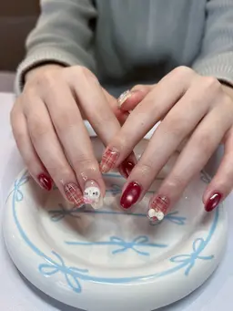 【🌸7日限定🌸】ジェルオフ代🆓+フルオーダーコース🪄アート・パーツ乗せ放題💍✨持ち込みデザイン🉑