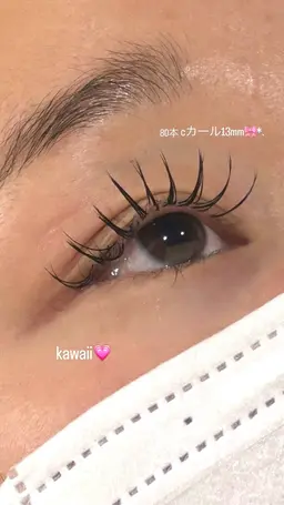 【マツエク🩰🫧】1時間付け放題オフ込み