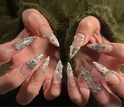 チップ長さ出し10本持ち込みデザインパーツ付け放題