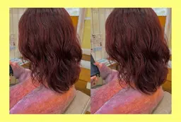 【髪質改善Lv★☆☆☆☆】似合わせカット✂️＋艶カラー🌈＋アミノ酸トリートメント🍀