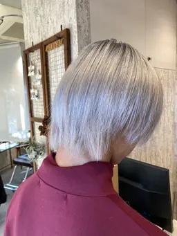 【メンズ専用】　カット＋ダブルカラー（ブリーチ＋カラー）＋3stepトリートメント