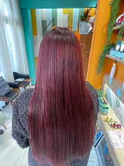 艶カラー+髪質改善TOKIOトリートメント✨💛