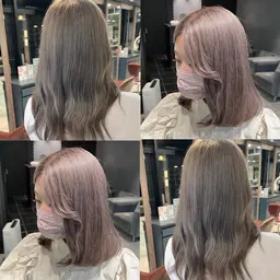 カラー＋ケアブリーチ＋プレミアムトリートメント(会計時に次来店時の500円割引きクーポン付き)