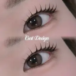 🖤ブラックティント🐈‍⬛話題のマスカラパーマ👀/韓国風束感🎀/似合わせデザイン🫧