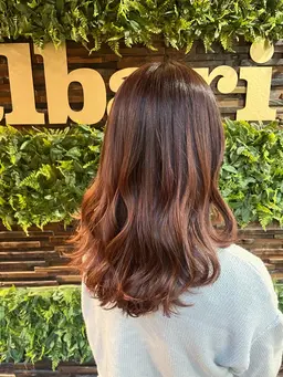 暖色系【グラデーションカラー】💟✨ブリーチ有り、おしゃれにカラーを楽しみたい方にオススメ🍷イメージ写真持ち込み可♪