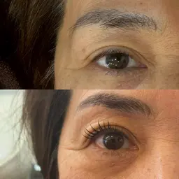 まつげパーマ+まつ毛エクステ