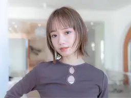 🉐【U24限定クーポン】🉐骨格補正カット➕ダブルカラー➕最新トリートメント🤍