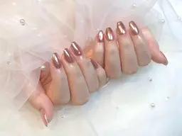 ミラーネイル🪞¥5800《ミニモ限定✨大きいパーツ１つ無料》