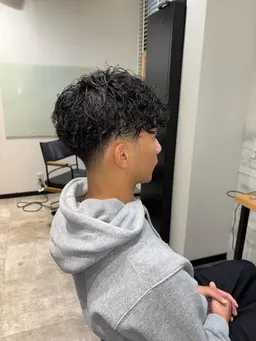 カット＋ナチュラルパーマ