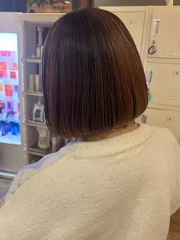 【肩〜顎下🪄】切りっぱなしボブカット💇🏻♀️➕トリートメント✩