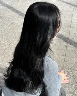 U24🦋黒染めじゃないブルーブラック⛓🖤⋆͛*͛one color💓 12/19​〜​30まで➕550