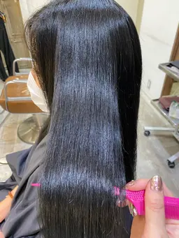 ✨️ナチュラルな縮毛矯正✨️+トリートメント+毛先調整カット
