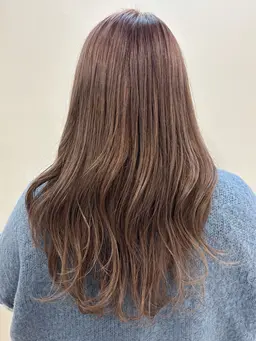 ベージュ系カラー（ワンカラー）＋2stepトリートメント