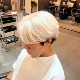 【💥minimo限定価格💥】カット＋ダブルカラー＋トリートメント#ミルクティー #シルバー #ホワイト #グレージュ