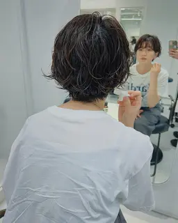 先着1名！ショートパーマ+ヘアパック　【U-35限定🎀🎀🎀】【ミニモ学割】