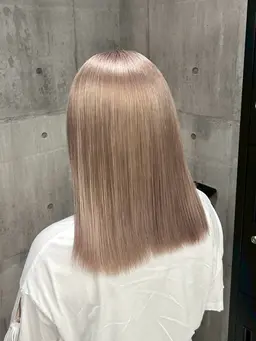 【モテ艶髪へ🤍】♡ミニモ限定♡《透明感ワンカラー＋プレミアム髪質改善トリートメント💎》
