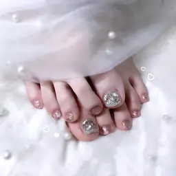 フットネイル🩵