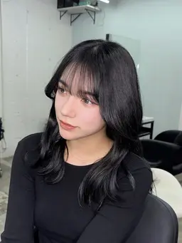 💝人気No.1💝 韓国風カット🇰🇷+ケアカラー+トリートメントorブリーチなしWカラー