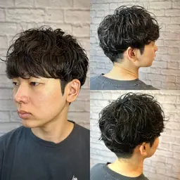 【メンズ限定】【メンズパーマ】清潔感UPメンズ似合わせパーマ¥11300→¥4500