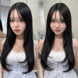 ご新規様限定🖤✨韓国風カット+髪質改善2stepトリートメント【超音波アイロン付き】