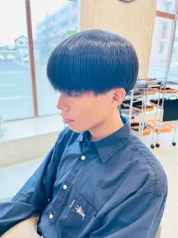 U24シャンプーブロー込みの✨️メンズカット✨️ラフなマッシュヘアー