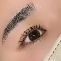 上下まつ毛パーマ🖤ブラックティント🖤韓国風束感仕上げ🇰🇷 ⸝⋆⸝⋆