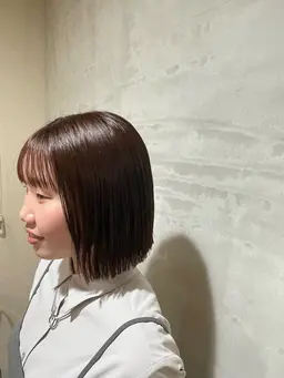 ぱっつん！切りっぱなしボブ限定