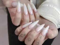 チップ長さだし✨究極の美フォルムワンカラー💅