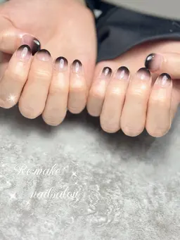 【hand men's】ワンカラー/グラデーション/ラメグラデーション（付け替えオフ付き）