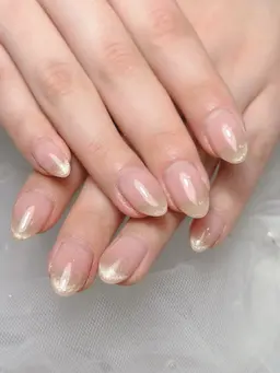 チークマグネットフレンチネイル🧲