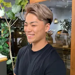 メンズ🚹《ブリーチオンカラー⚓️》夏前にハイトーンにしたい方