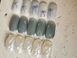 hand定額デザイン【basic】色変え・配置自由◎初回オフ無料