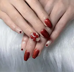 モデル限定価格｜チップ・長さ出し・ワンカラー+パーツ2個(オフ別料金1000円​〜​）