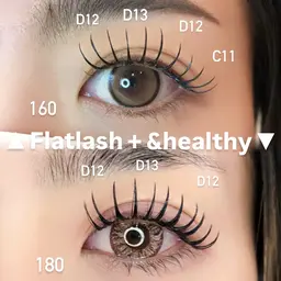 フラットラッシュ100本まで＋&healthy