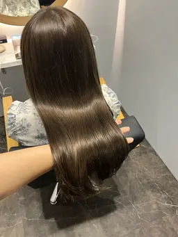 【理想の明るさへ✨️】ブリーチなしのダブルカラー＋ヒト幹細胞トリートメント